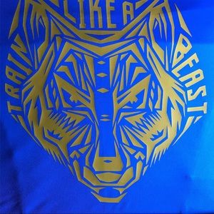 Dry fit Train Like a Beast workout T shirt